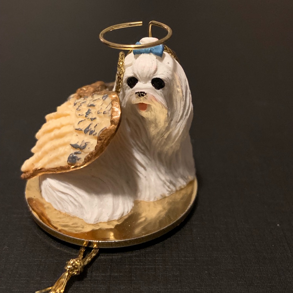 Maltese Angel Ornament